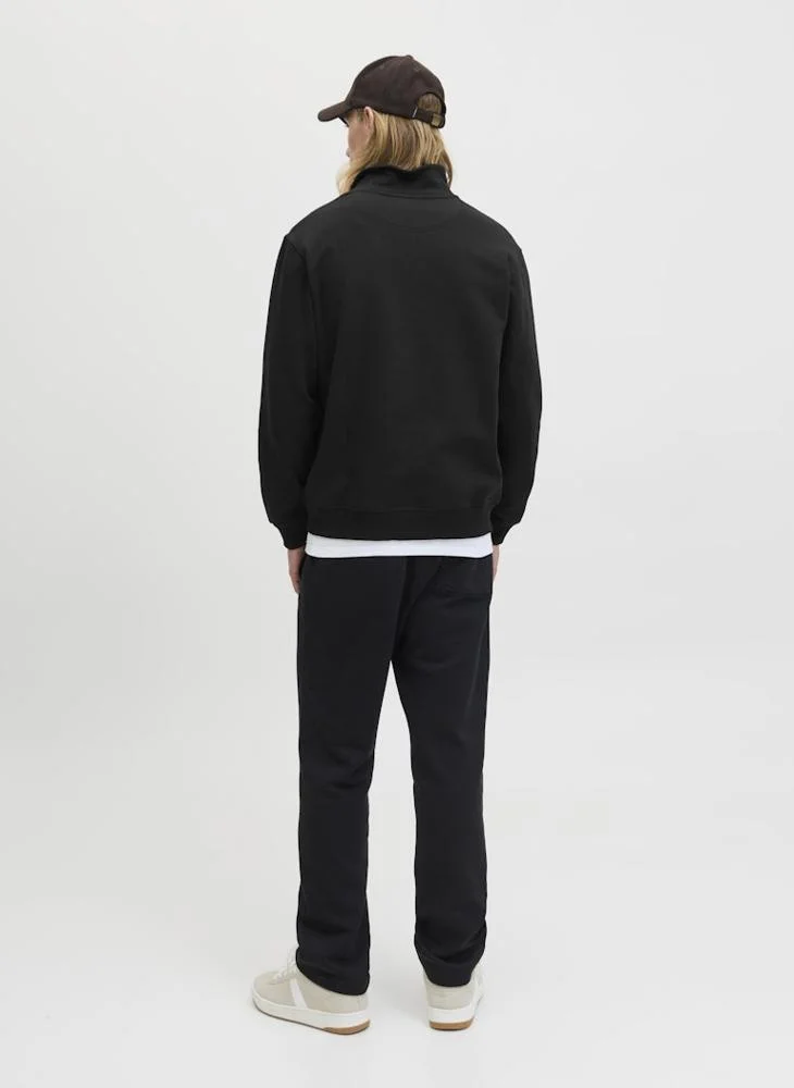 JACK & JONES Logo half Zip Sweatshirt