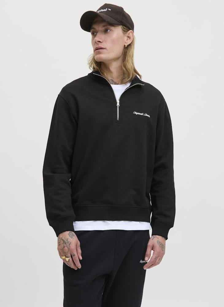 JACK & JONES Logo half Zip Sweatshirt  - Image 5