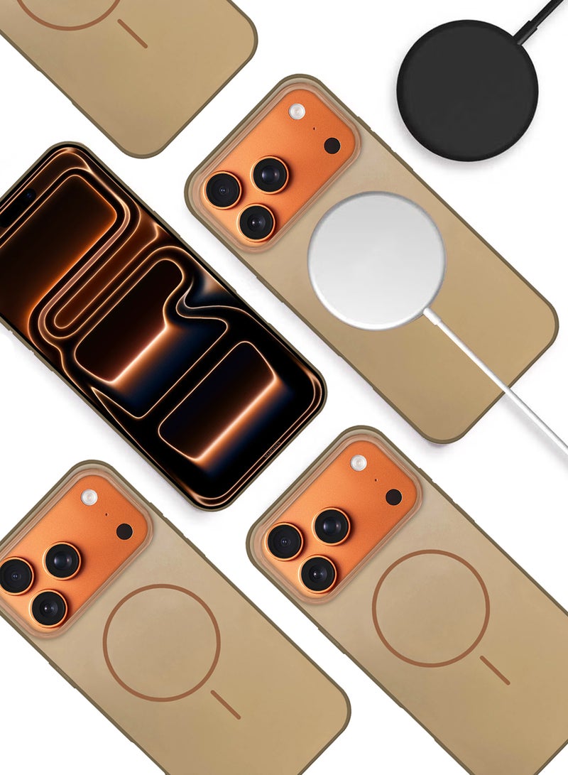 CATANES Hard TPU Case for iPhone 17 Pro Max - Protective Case Cover and Glossy - Slim Shock Resistant Design  - Desert Titanium - Image 2