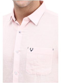 ألين سولي قميص ألين سولي للرجال بقصّة Slim Fit (ASSFQMOBO13224_وردي)  - Image 4