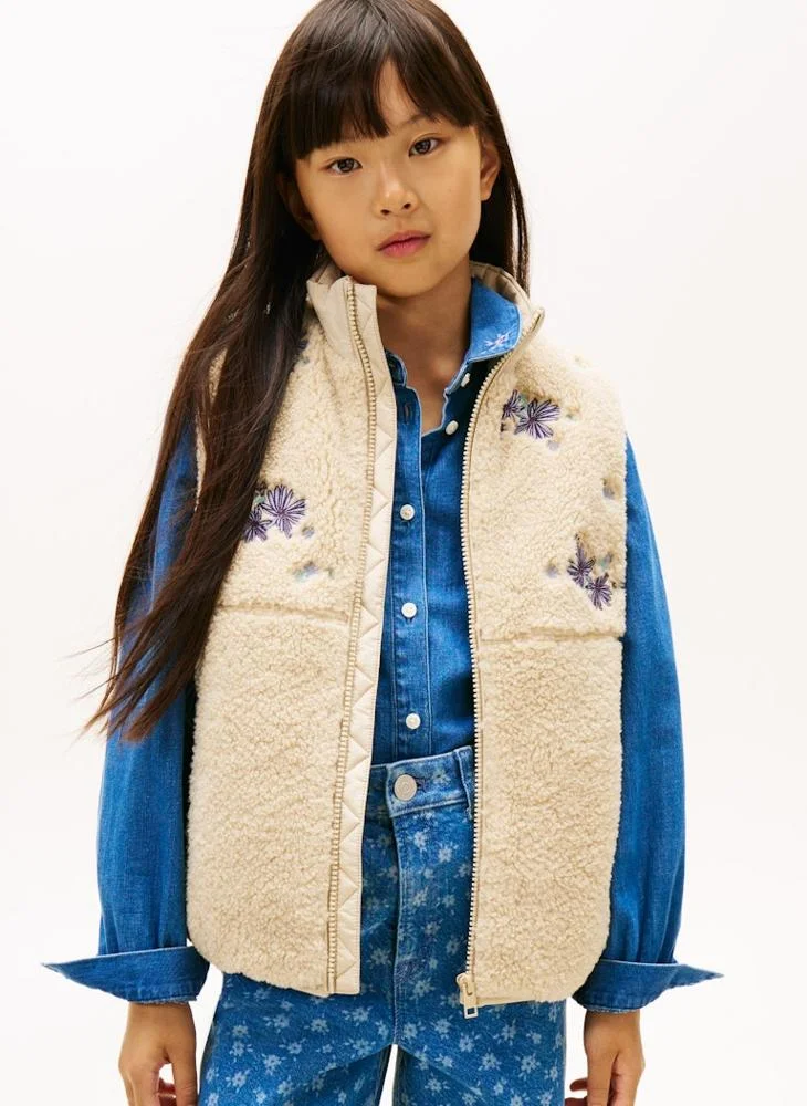 TOMMY HILFIGER Kids Floral Teddy Vest