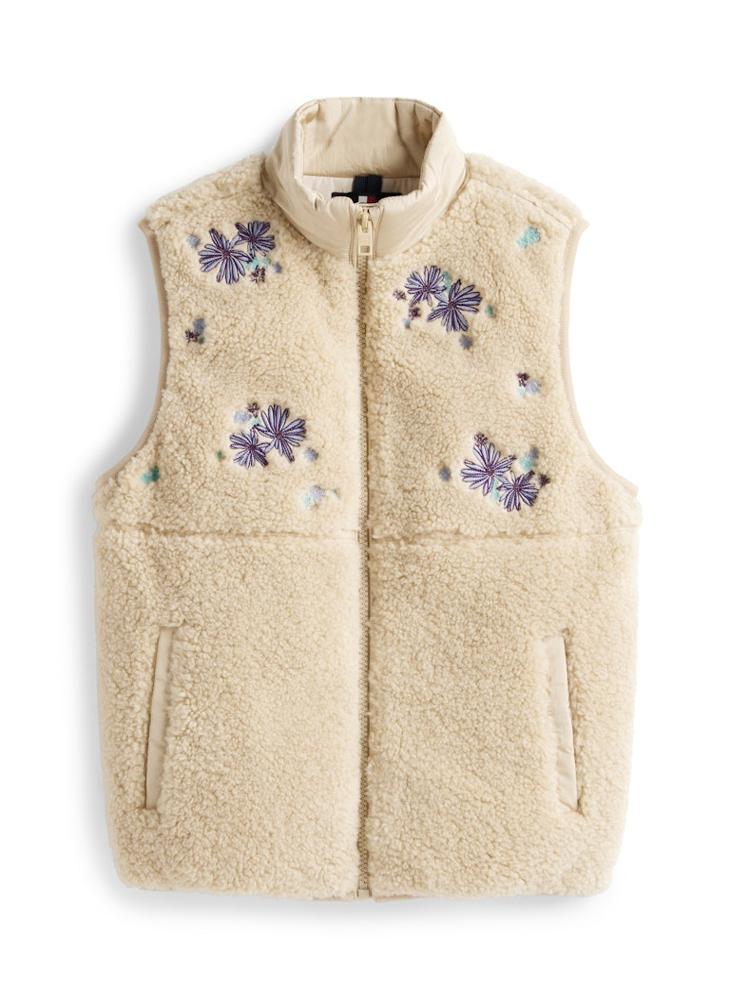 TOMMY HILFIGER Kids Floral Teddy Vest - Image 5