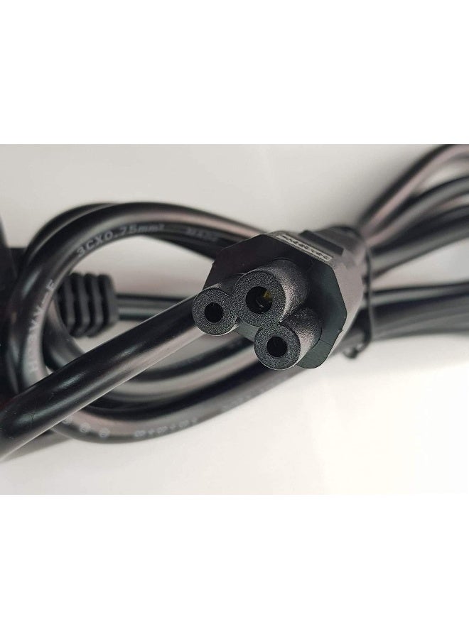 ECVV [2 Meter/ 6.7-Feet] UK Laptop Power Cable 13A 250V with Fuse 3 PIN Plug to C5 Mains Power Cable for Laptop Adaptor/Charger - Image 3