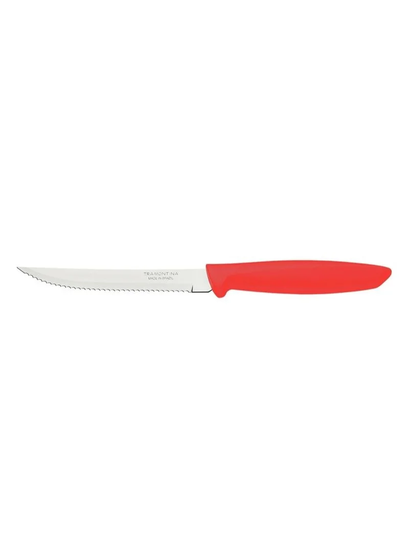TRAMONTINA Tramontina Plenus 5 Inches Steak and Fruit Knife with Stainless Steel Blade and Red Polypropylene Handle