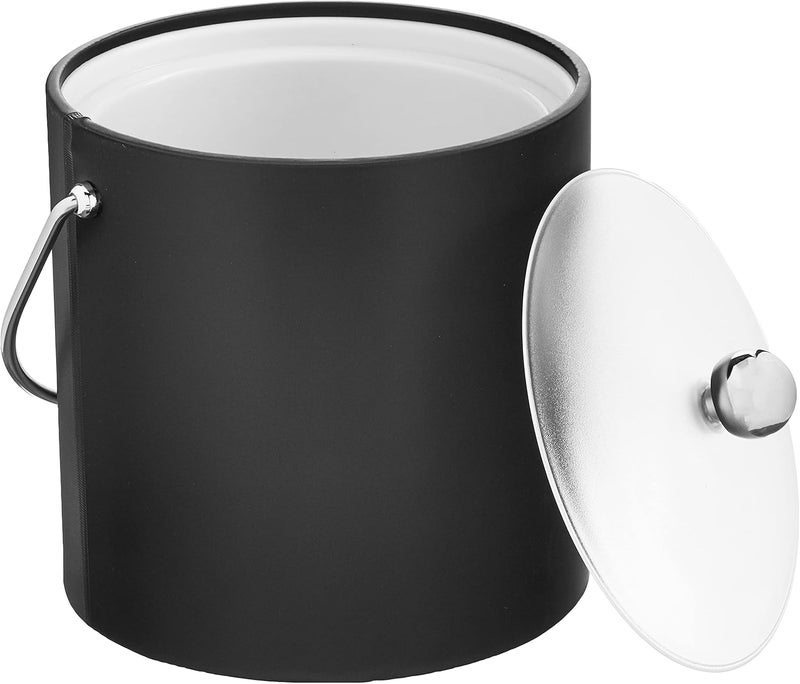 Kraftware Bartenders Choice 3-Quart Ice Bucket in Black with Double Wall Construction - Image 3