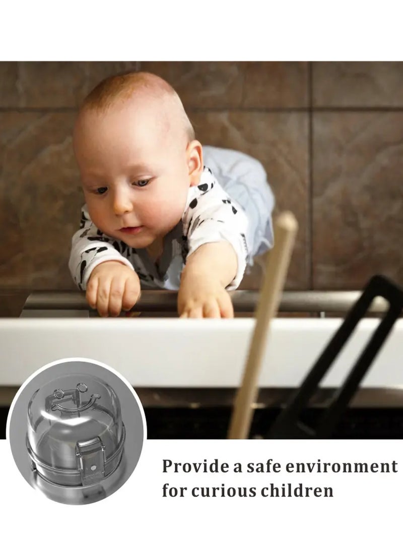 E COMMERCE  BAG 6 Pieces Gas Stove Button Covers For Child Safety , Stove Burner Knobs ,Oven Button Cover Stove Safety Locks , Childern Protection Cover - Image 4