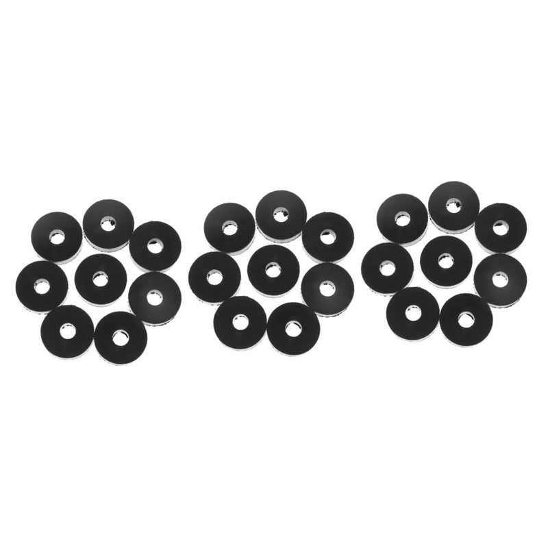 3 Pack Flat Rubber Grommets Washers For Repair Maintenance Home Use Easy Install - Image 1