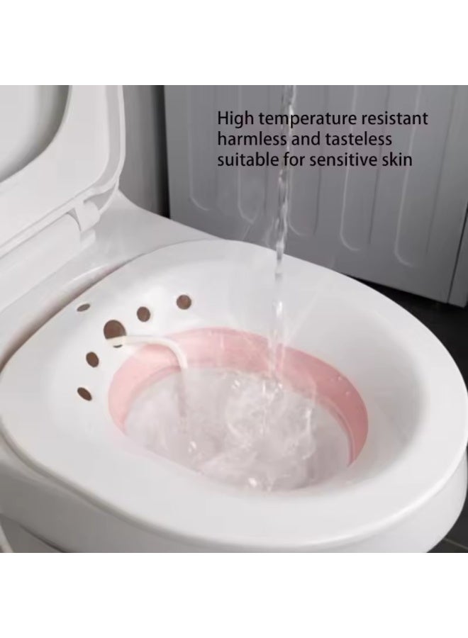 Portable bidet for pregnant women and elderly postpartum hemorrhoids patients Seated bidet can be folded - Image 2