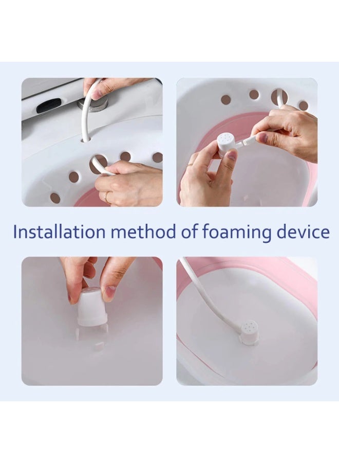Portable bidet for pregnant women and elderly postpartum hemorrhoids patients Seated bidet can be folded - Image 4