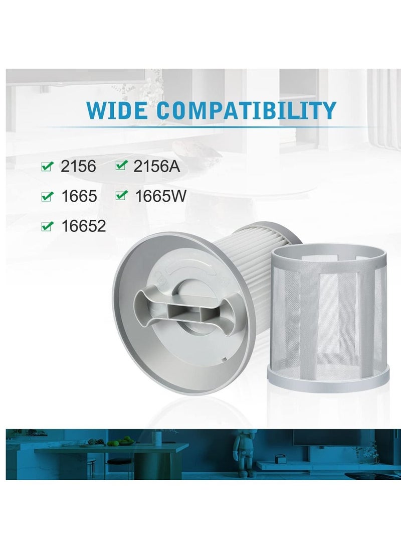 SYOSI Vacuum Cleaner Replacement Filter Compatible with Bissell 2156A 1665 16652 1665W Zing Canister Compare to Part 1613056 Washable Mesh Floor Washer Core Filter 1 Pack  - Image 4