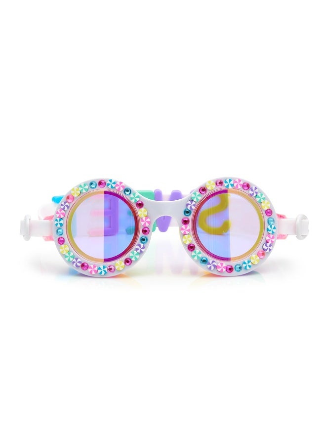 Bling2o Bright Strip Rainbow Girls Kids Swim Goggles - Image 1