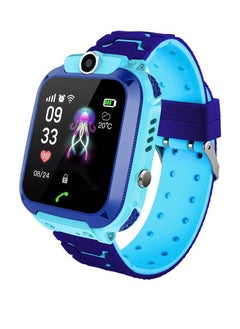 Ultra-thin Waterproof Kids Tracker Phone Call For Boys Girls Sport Smart Watch Blue