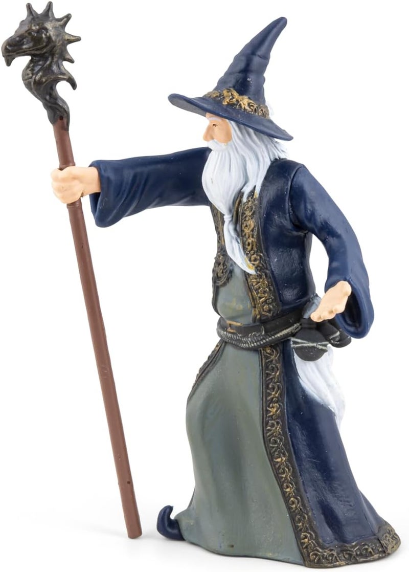 Papo  Wizard Figurine  3 Years Old  Medieval Fantastic  Master of The Forces of Nature  860 cm  Educational Toy  Enchanted Kingdom  Childrens Gift idea  Wizard Figurine  Fantasy Sorcerer - Image 5