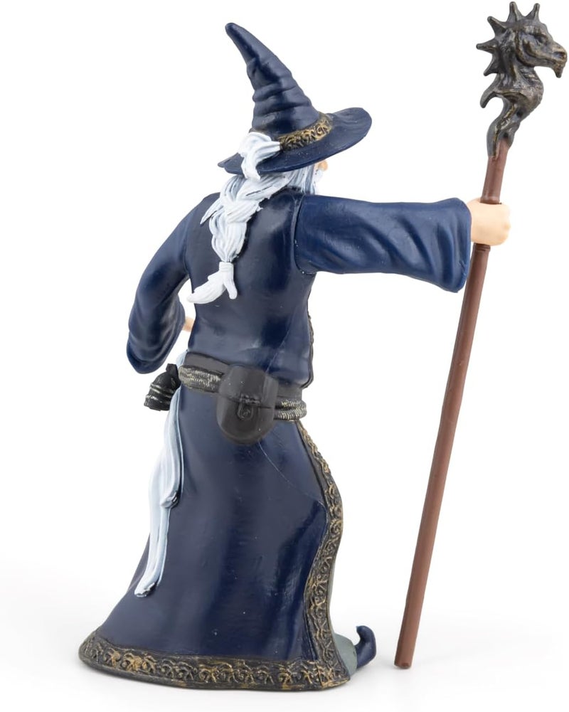 Papo  Wizard Figurine  3 Years Old  Medieval Fantastic  Master of The Forces of Nature  860 cm  Educational Toy  Enchanted Kingdom  Childrens Gift idea  Wizard Figurine  Fantasy Sorcerer - Image 3