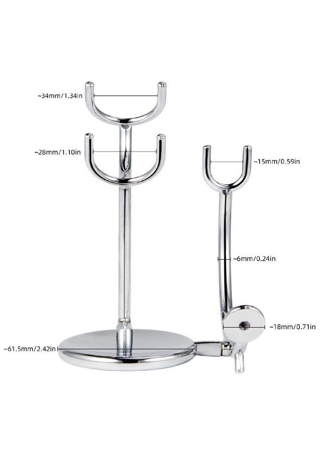 Grandslam طقم فرشاة الحلاقة ووعاء للرجال مجموعة فرش الحلاقة 3 في 1 من الفولاذ المقاوم للصدأ ووعاء الحلاقة وحامل فرشاة الحلاقة طقم الحلاقة للرجال - Image 5