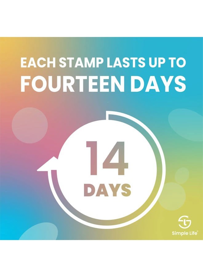 Simple Life Toilet Bowl Cleaner, Fresh Flower Gel Stamp, Stops Limescale and Stains with Air Freshening Fragrance, Deodorization Clean (32 Stamps, Assortment Pack) - Image 5