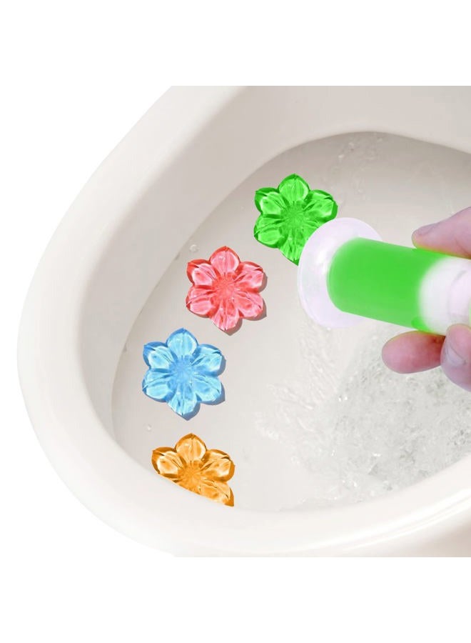 Simple Life Toilet Bowl Cleaner, Fresh Flower Gel Stamp, Stops Limescale and Stains with Air Freshening Fragrance, Deodorization Clean (32 Stamps, Assortment Pack) - Image 2