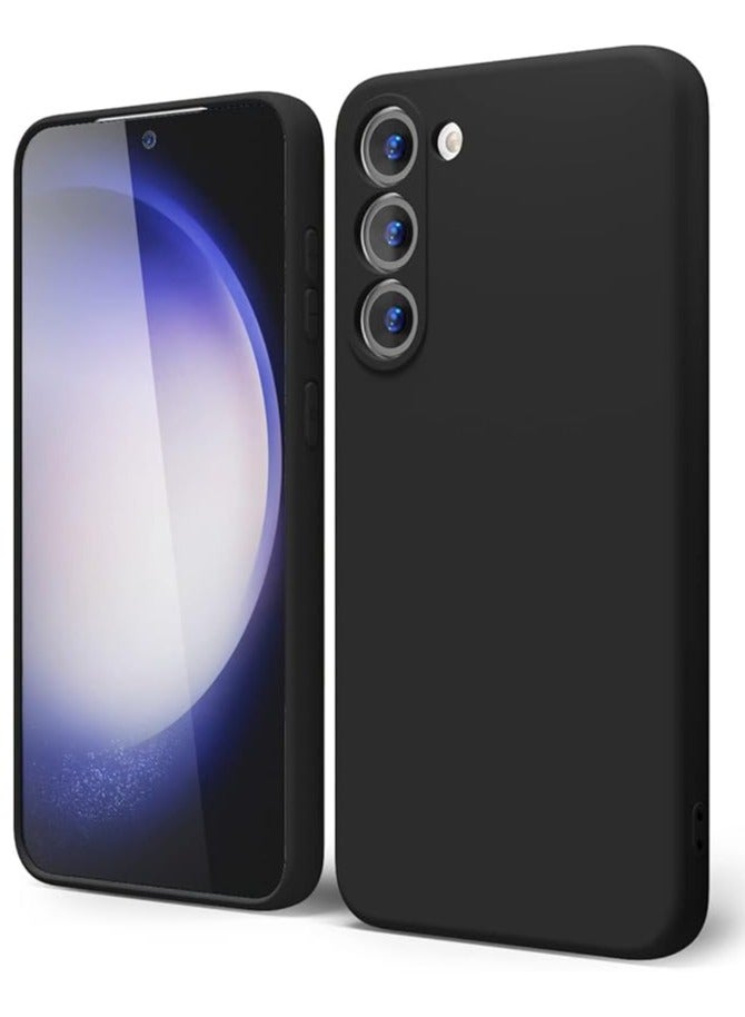 Samsung Galaxy S23  Case, Slim Liquid Silicone Skin Feeling, Shockproof Drop Proof Protective Cover, Anti Yellowing, Anti Scratch Case Cover for Samsung S23 , Black - Image 1