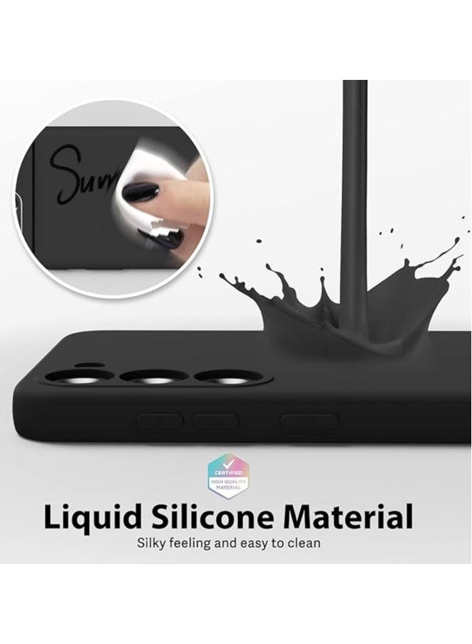 Samsung Galaxy S23  Case, Slim Liquid Silicone Skin Feeling, Shockproof Drop Proof Protective Cover, Anti Yellowing, Anti Scratch Case Cover for Samsung S23 , Black - Image 4