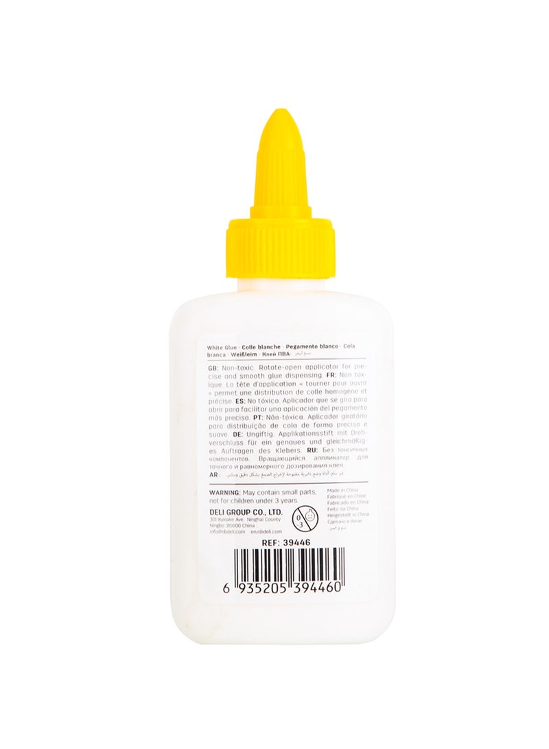 ديلي صمغ أبيض من ديلي - 80 مل، غير سام، قابل للغسل، أداة وضع قفل ملتوية، أبيض، E39446 - Image 3