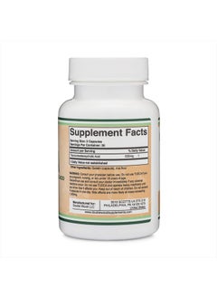 Double Wood Supplements Tudca Tauroursodeoxycholic Acid, 500 mg - 60 Capsules  - Image 2