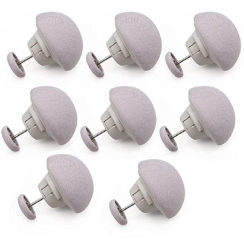YOMITH Cover Holding Clip, Duvet Non-Slip Comforter Clips, One Key to Unlock Duvet Clips Fasteners Pin Fasteners for Quilt Blanket Cushions Curtains (Grey OACK of 8) - Image 1