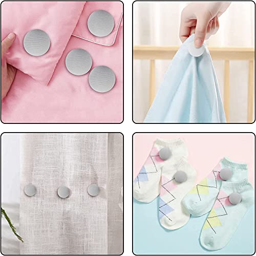YOMITH Cover Holding Clip, Duvet Non-Slip Comforter Clips, One Key to Unlock Duvet Clips Fasteners Pin Fasteners for Quilt Blanket Cushions Curtains (Grey OACK of 8) - Image 4
