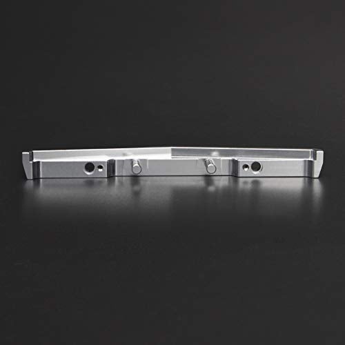 KYX Racing CNC Machined Aluminum Alloy Front Bumper Silver Upgrades Parts Accessories for 1/24th Scale RC Crawler Car Axial SCX24 AXI00001 C10 - Image 4
