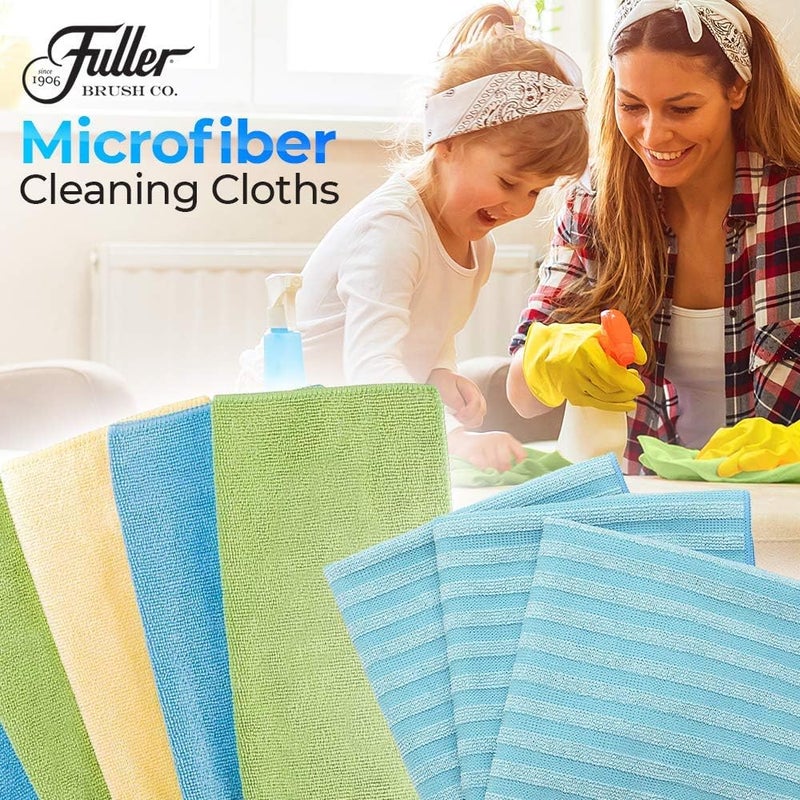 Fuller Brush Dual Action Microfiber Cleaning Cloths - 3 Pack - Image 2