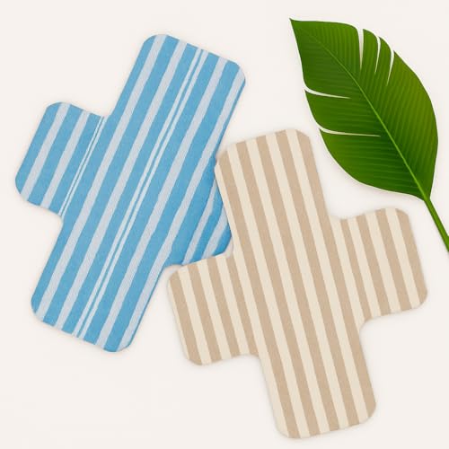 Värde® 2 PC Double Layer Roti Wrap/Chapati Cover–Premium Cotton Cloth for Roti, Paratha, Phulka, Hot Case | Kitchen Chapati Cloth with Flaps | Soft & Durable Cotton Seed Fabric (Blue&Beige, Pack of 2) - Image 2