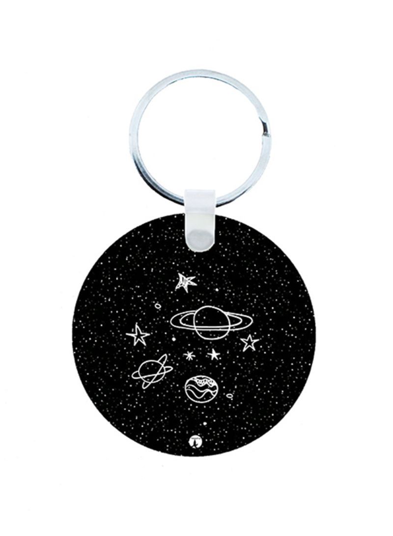 RKN Space Wooden Keychain
