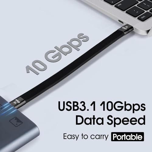 Tobo USB C Cable, USB 3.1 Type-C to C Charging Cable, Support 100W PD Fast Charging, 4K@60Hz Video and 10 Gbps Data Sync, FPC Design, for Phone 16 Series, Ma-Book Pro, Pad Pro, Galaxy TD-1035TC - Image 3