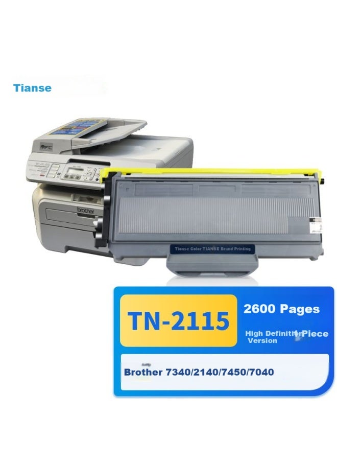 Tianse Tn2115 Toner Cartridge Compatible With Brother Mfc7340 Drum, Hl2140, 7450, 7040, 7440n, 7840n, Dcp7030, 7032, Lenovo M7205, Lj2200l Toner Cartridge - Image 1