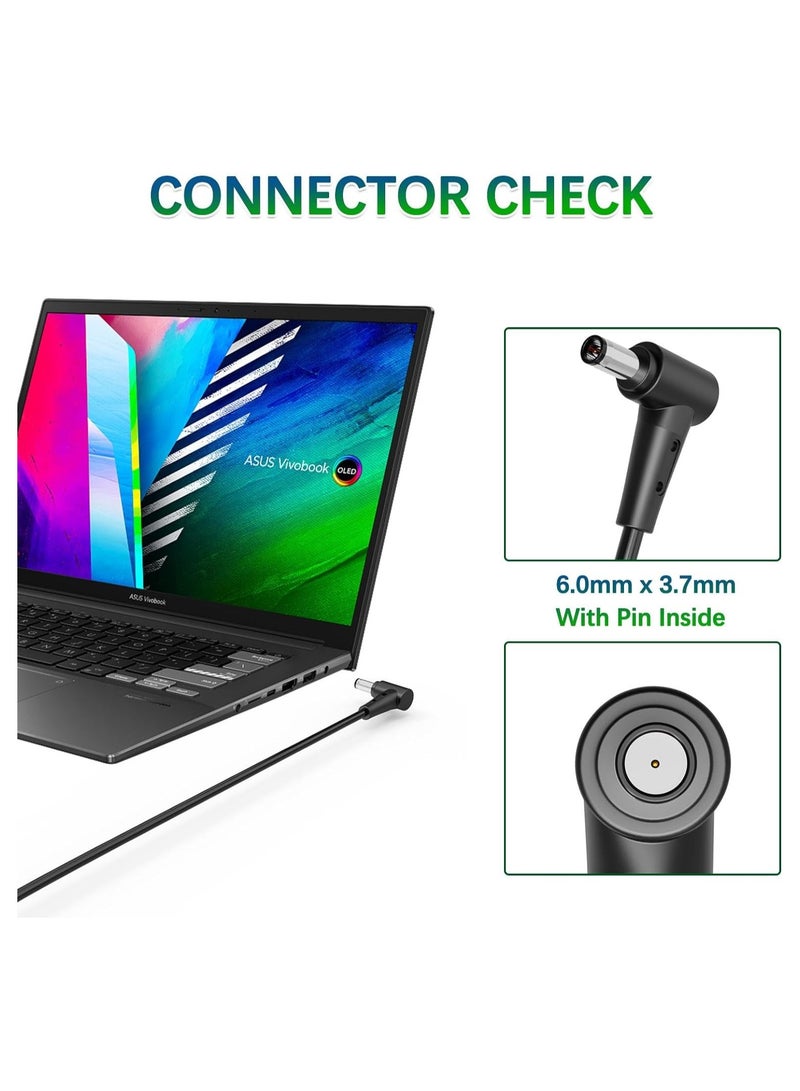 Max Power 280W 14A 20V ADP-280EB B AC Charger for Asus ROG Strix G15 G17 G513R G513Q G713R G713Q Scar 15 17 G532L G533Z G732L G733Z Hero Scar III G731G G531G G703G Gaming Laptop Power Supply Adapter Cord - Image 3