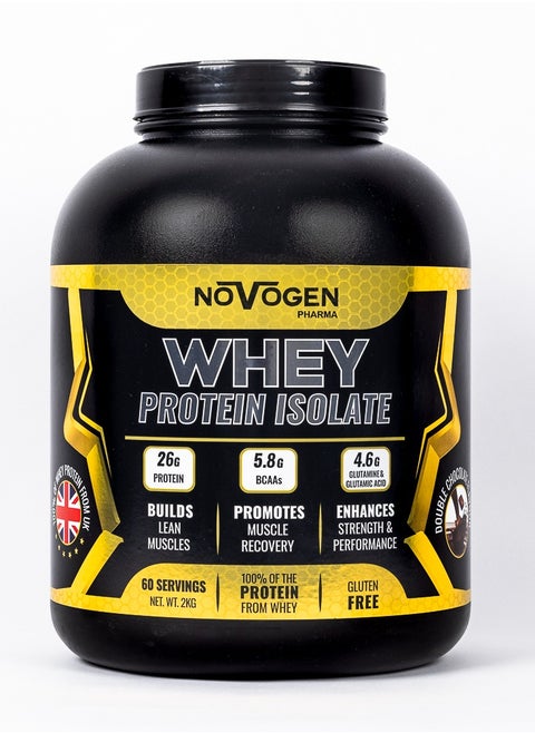 Whey Protein Isolate - 60 Servings - Double Chocolate