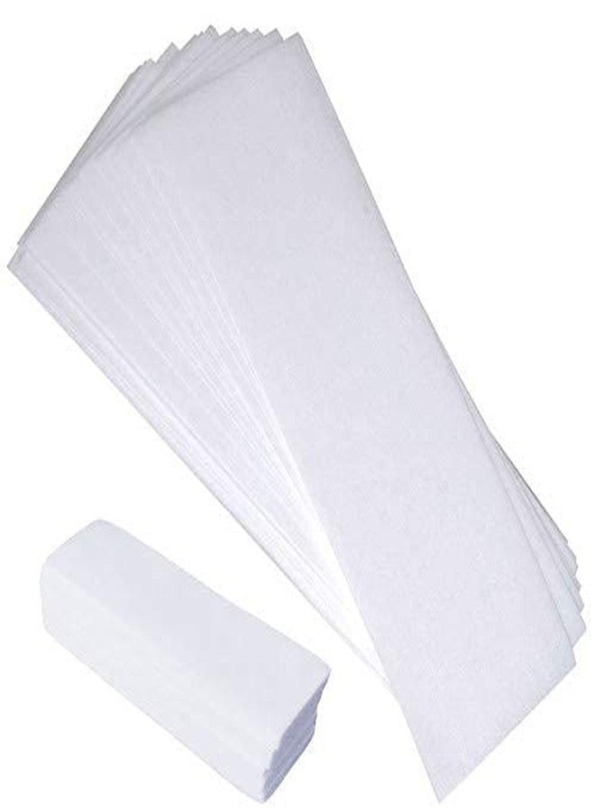Boulevar Women Non-Woven Waxing Strips for Hair Removal are Plain Without Wax on it, use Your own Wax- 140 Pieces (White) - Image 3