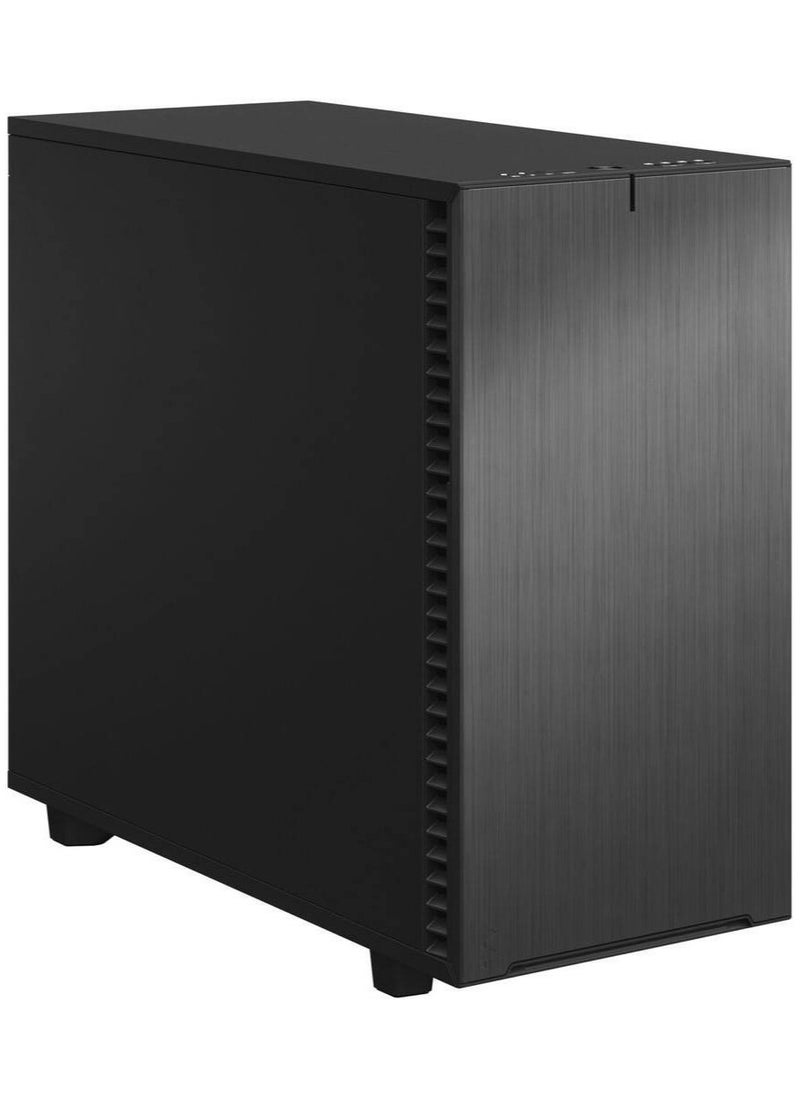 Fractal Design Define 7 XL Full Tower Case - Solid Steel Panel, Supports E-ATX/ATX/mATX/mITX/SSI-CEB/SSI-EEB, 18 HDD/SSD + 5 SSD Storage, 9+3 Expansion Slots, USB 3.2 Gen 2x2 Type-C, 11 Fan Mounts, Up to 480mm Front/Top Radiators, Dust Filters, Tempered Glass or Sound-Damped Steel Panels, 77.6L Volume, 250mm PSU Max Length, 530mm GPU Max Length, 185mm CPU Cooler Max Height, Black | FD-C-DEF7X-01  - Image 1