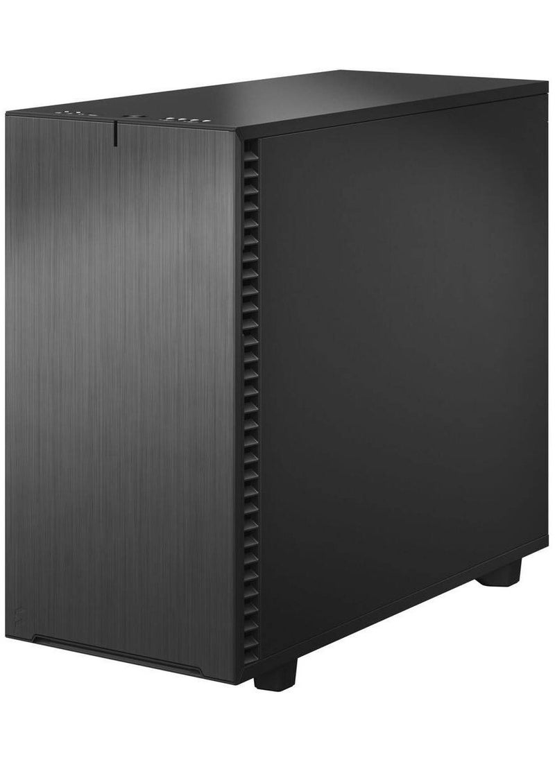 Fractal Design Define 7 XL Full Tower Case - Solid Steel Panel, Supports E-ATX/ATX/mATX/mITX/SSI-CEB/SSI-EEB, 18 HDD/SSD + 5 SSD Storage, 9+3 Expansion Slots, USB 3.2 Gen 2x2 Type-C, 11 Fan Mounts, Up to 480mm Front/Top Radiators, Dust Filters, Tempered Glass or Sound-Damped Steel Panels, 77.6L Volume, 250mm PSU Max Length, 530mm GPU Max Length, 185mm CPU Cooler Max Height, Black | FD-C-DEF7X-01  - Image 4