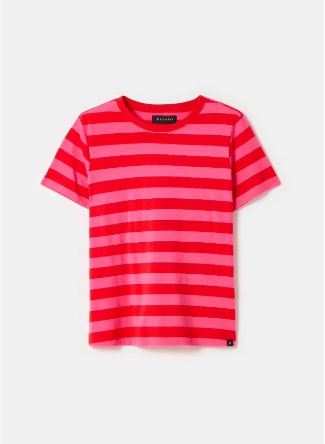 Ovs Striped cotton T-shirt