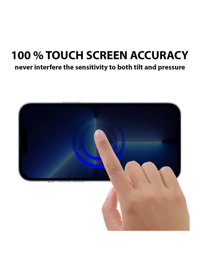 DUSALA Screen protector compatible with iPhone 13 Pro Max privacy tempered glass [privacy protection, 9H hardness, scratch-resistant], anti-spy screen protector for iPhone 13 Pro Max - Image 4