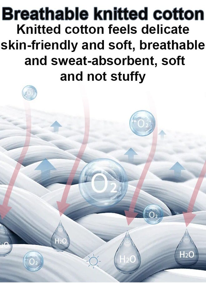 ZCM-HAPPY 5 Piece 6 Layers Breathable Cotton Absorbent Baby Potty Training Pants  - Image 3