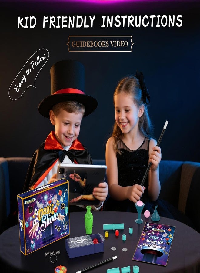 Nicella Magic Kit - 208+Magic Tricks for Kids Age 6-8, Magic Set with Manual and Video for Beginners and Kids, Christmas Halloween Birthday Gifts Toys for Ages 6 7 8 9 10 11 12 Years Old Boys Girls - Image 4
