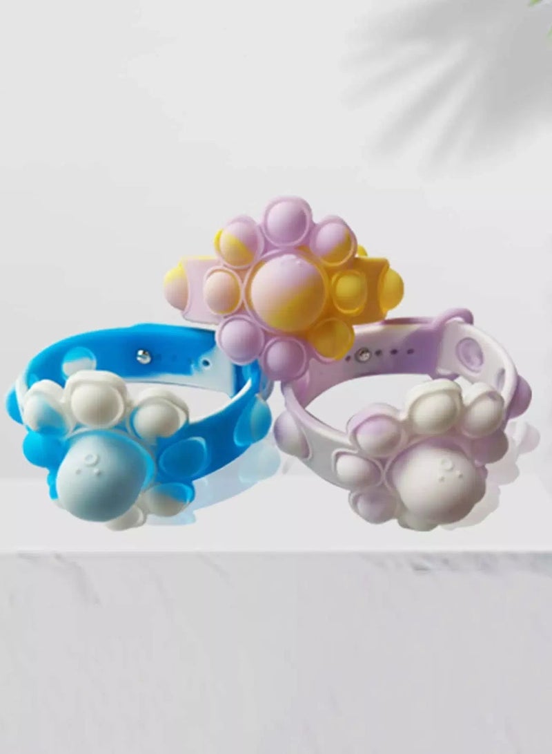 Generic 1pc Random Color Wristband Push Pop Bubble  - Image 1