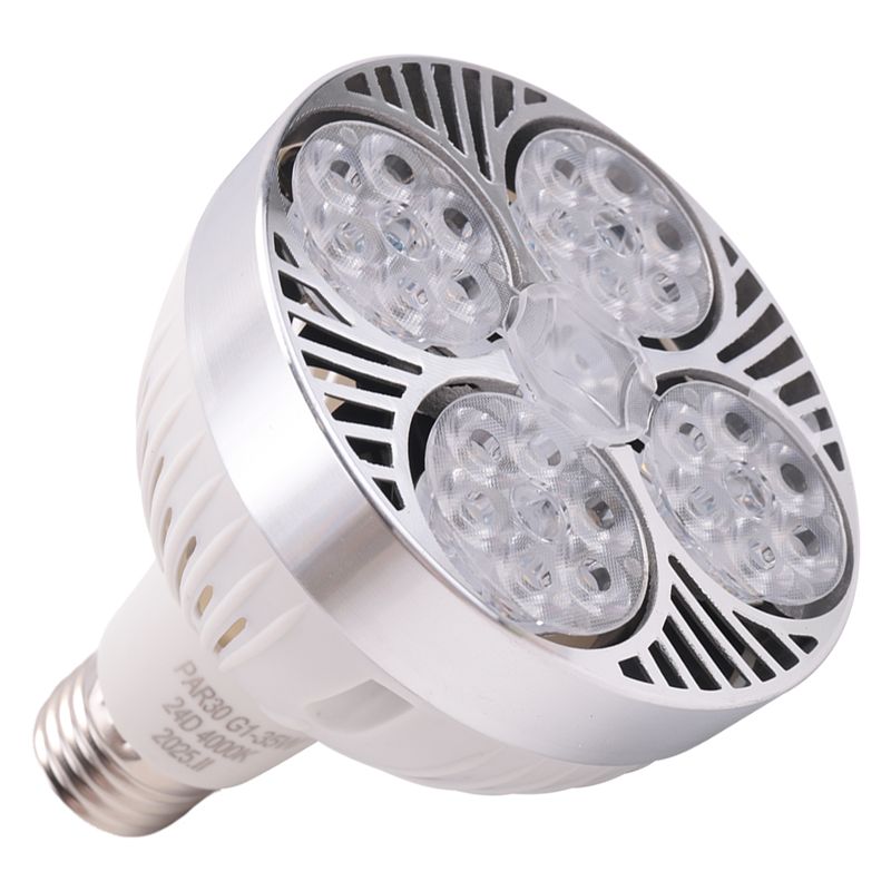 مصباح إضاءة نباتية E27 بقوة 35 واط، مصباح LED لنمو النباتات، ضوء أبيض دافئ كامل الطيف، مناسب للحدائق الداخلية والبيوت الزجاجية - Image 1