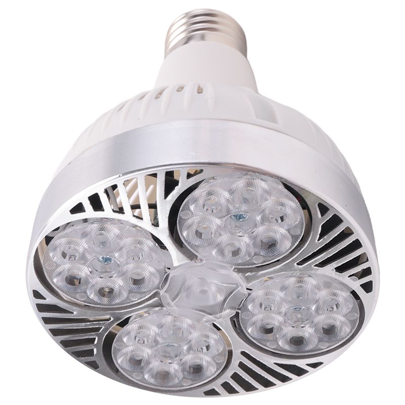 مصباح إضاءة نباتية E27 بقوة 35 واط، مصباح LED لنمو النباتات، ضوء أبيض دافئ كامل الطيف، مناسب للحدائق الداخلية والبيوت الزجاجية - Image 3
