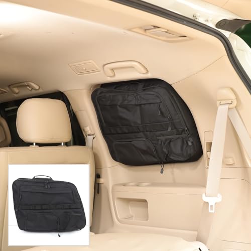 PIUGILH Rear Trunk Side Window Storage Bag Organizer Compatible with Toyota Land Cruiser LC200 20082022 Interior Accessories Right - Image 3