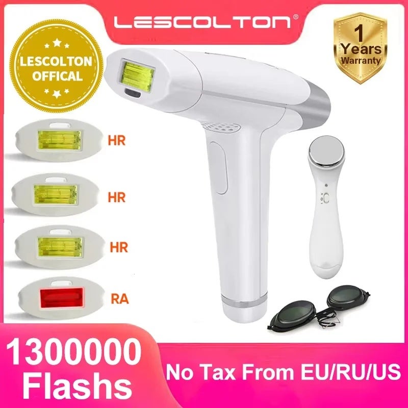 ليسكولتون جهاز إزالة الشعر بالليزر Lescolton 2in1 IPL Epilator Hair Removal Laser Machine Permanent Bikini Trimmer Electric Depilador a laser - Image 2