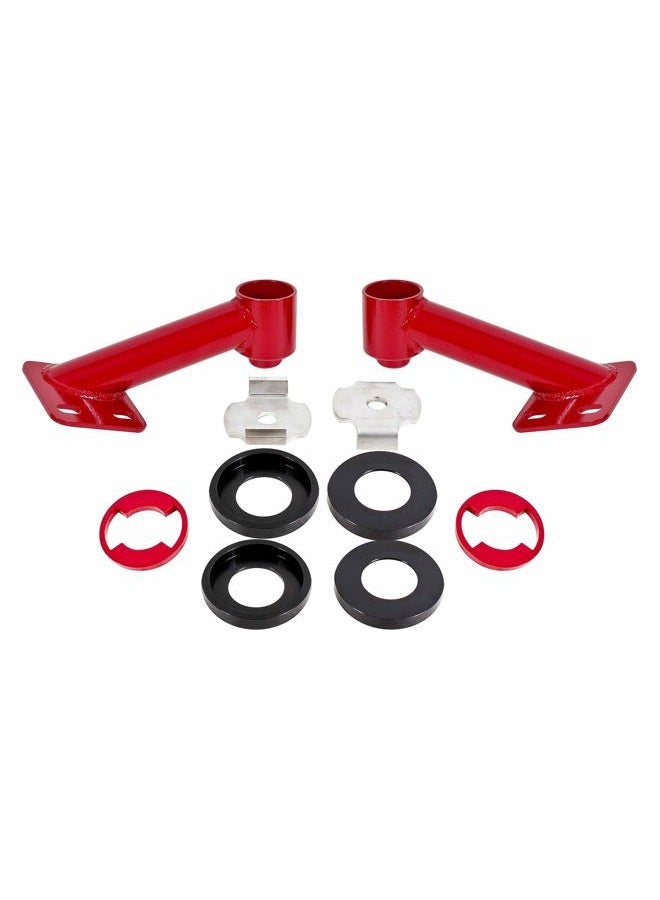 Suspension CB005R - Cradle Bushing Lockout Kit, Level 2-2015-2017 S550 Mustang (Red)