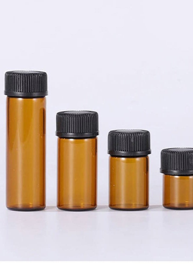 AFMNQZ 50Pack Set 5ML Amber Glass Bottle with Orifice Reducer and Cap Small Essential Oil Vials (5ML) - Image 5