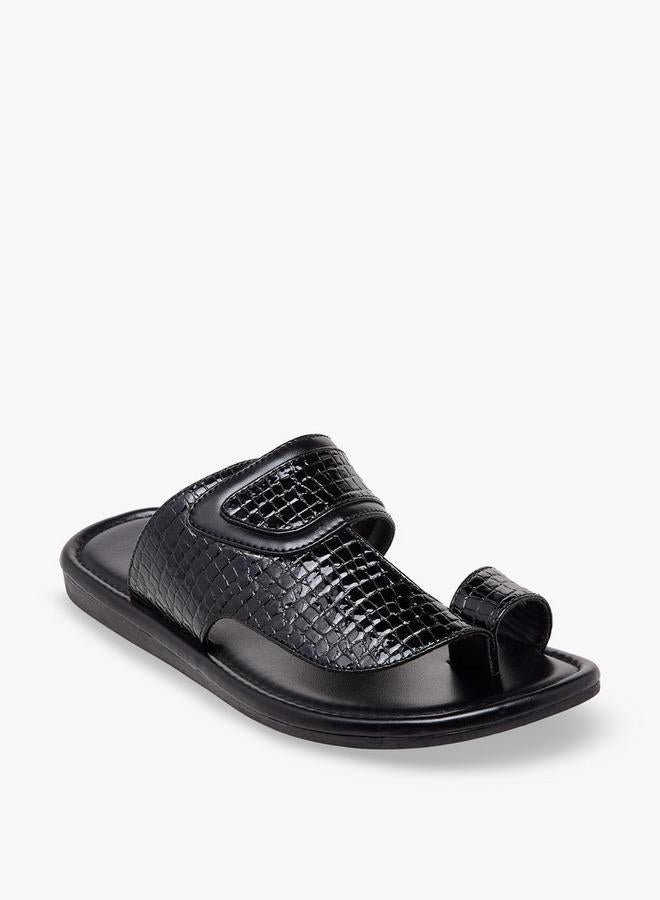 Al Waha Boys Toe Loop Arabic Sandals - Image 2